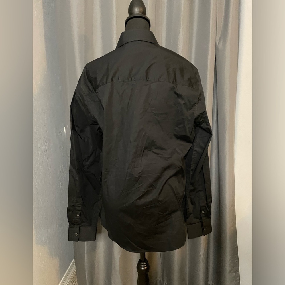 10. Topman Men’s Black Button Down, 42” Chest, NWT, Size L - Picture 2 of 4